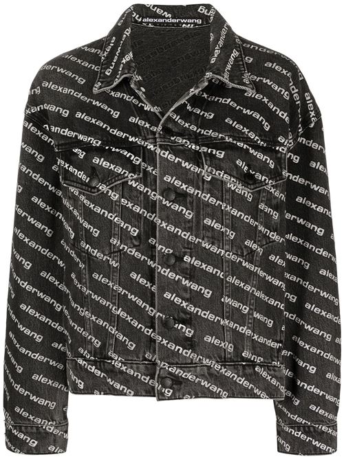 Jacket with all-over logo ALEXANDER WANG | 4DC1212888060